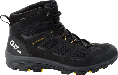 Këpucë trekking Jack Wolfskin Vojo 3 Texapore Mid M, për burra, të zeza