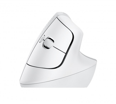 Maus Logitech Lift for Mac, i bardhë