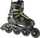 Patina inline Nils Extreme NA19088, madhësi e rregullueshme 39-42, kornizë alumini, e zezë jeshile