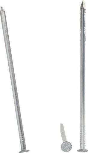 Gozhda çeliku të galvanizuara, 1.2x20mm, standarde, argjendtë