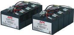 Bateri zëvendësuese UPS APC RBC12, 12V DC, 2x bateri, e zezë