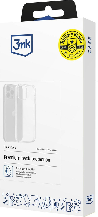 Заштитна маска за телефон 3MK Clear Case за Motorola Moto E14 G04 G24 Power G24, проѕирна