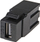Adaptues Keystone USB Delock 17000485, USB 3.0 Type A në Type A, i zi