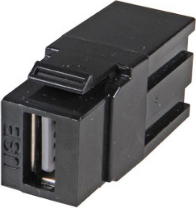 Adaptues Keystone USB Delock 17000485, USB 3.0 Type A në Type A, i zi