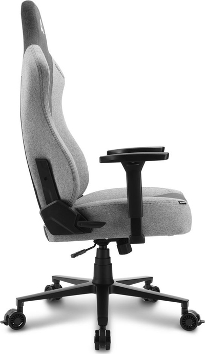 Karrige gaming Sharkoon SKILLER SGS30 Fabric, memory foam, bazë alumini, gri