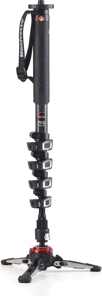 Monopod Manfrotto XPRO MVMXPROC5, 5 copa, fibër karboni, i zi