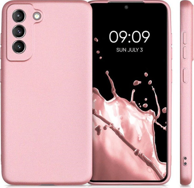 Këllëf telefoni Metallic për Samsung Galaxy A25 5G, TPU, rozë metalike