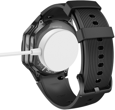 Kabllo karikimi për smartwatch Hoco Y24, USB A, 0.6 m, e bardhë