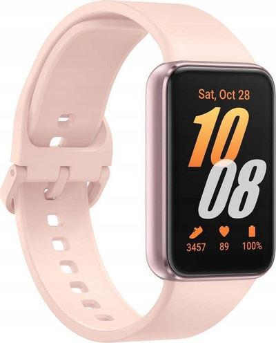 Byzylyk i mençur Samsung Galaxy Fit 3, ekran 1.6", bateri 13 ditë, rozë