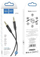 Kabllo audio Hoco UPA19, AUX 3.5mm në 3.5mm, 2m, e zezë