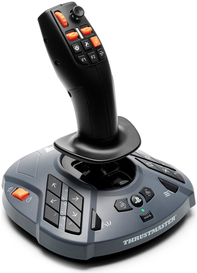Џојстик Thrustmaster SimTask FarmStick, 3 оски, за PC и PS5, црн