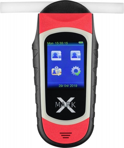 Alkooltest AlcoVisor Mark X Plus S, profesional, me gojëz, i zi