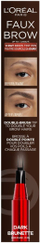 Penel për vetulla L'Oréal Paris Infallible Faux Brow, qëndrueshmëri deri 2 ditë, rezistent ndaj ujit, Dark Brunette