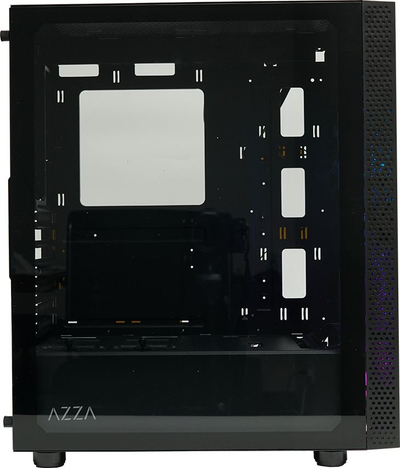 Куќиште за компјутер Azza Celesta 340F CSAZ-340F, ATX, ARGB, црно