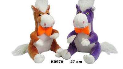 Lodër pellushi kal K0976, 27 cm, shumëngjyrëshe