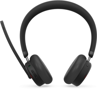 Слушалки Lenovo 4XD1S19778, со кабел, со микрофон, црни