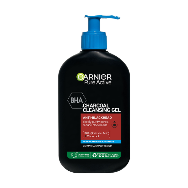 Garnier Pure Active Charcoal Cleansing Gel - 250ml