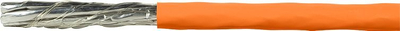 Мрежен кабел LogiLink CPV0060, CAT7a S FTP, 100m, 1000MHz, портокалов