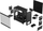 Kasë kompjuteri Fractal Design Pop Silent Black TG Clear Tint