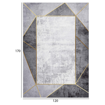 Tepih JOSIANE 120×170 me thekë HM7677.23, gri