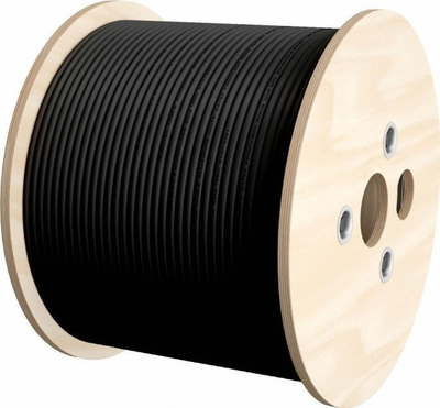 Мрежен кабел Alantec Cat7 Outdoor, 500 m, 1000 MHz, црн
