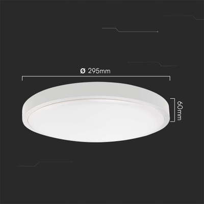 Aplike murale LED V-TAC 76221, 36W, për jashtë, e bardhë