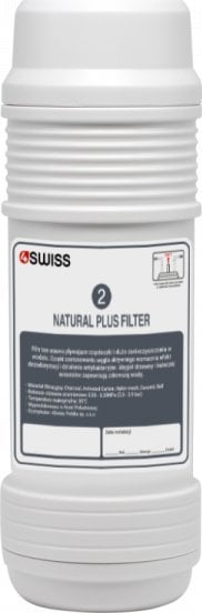 Patrone filtri uji 4Swiss Natural Plus D nr. 2, 3 faza filtrimi, mineralizues, i bardhë 2