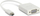 Adapter USB LMP 15979, USB C në VGA, Full HD 1920x1080, argjendtë