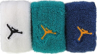 Llastikë flokësh Jordan Terry J1007015 472, set 3 copë, të bardhë dhe blu