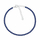 Byzylyk Tenis me Cubic Zirconia Blu BRC171WB