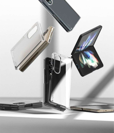 Kapak telefoni Ringke Slim për Samsung Galaxy Z Fold 4, polikarbonat, matte clear