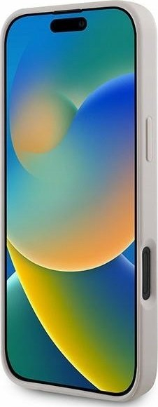 Futrollë Guess GUHCP16MG4GLPI për iPhone 16 Plus, 4G PU me vijë poshtë, rozë