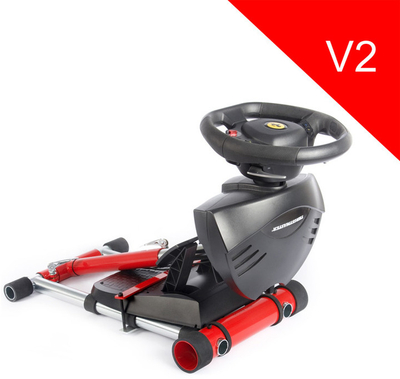 Mbajtëse Wheel Stand Pro për Thrustmaster F458 SPIDER / T80 / T100 / F458 / F430 V2 ROSSO, i kuq