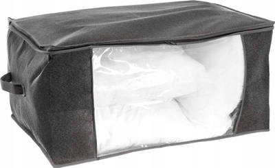 Kuti organizimi 5Five Simply Smart Anthracite Grey, 60x45x30 cm, me dritare transparente, gri antracit