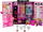 Kukull me garderobë LEAN Toys Doll with Wardrobe, 30cm, plastike, shumëngjyrëshe