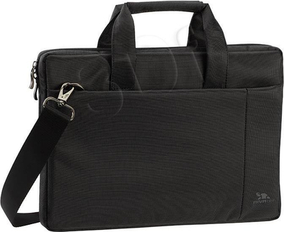Çantë shpatulle për laptop RivaCase Central 8221, 13.3", e zezë