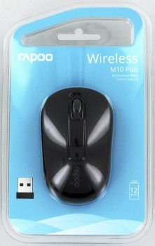 Глушец Rapoo M10PLUS, wireless, USB, црна