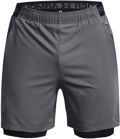 Спортски кратки панталони Under Armour Vanish Woven 2-in-1 Men, брзо сушење, сиви