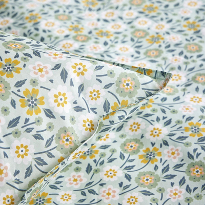 Set shtrojash Spring Flowers, 3 pjesë, 240x220 cm, jeshile