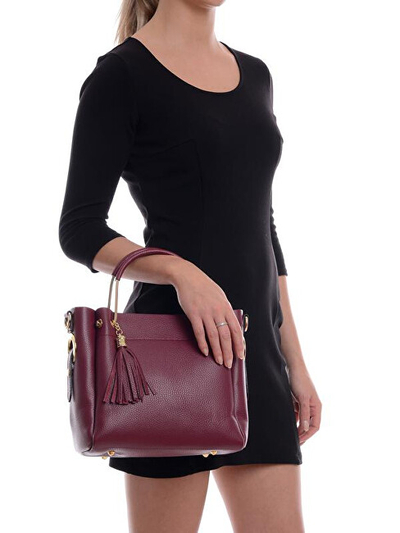 Çantë dore Carla Ferreri AW20CF1621, e kuqe/burgundi