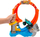 Set lojë Hot Wheels Monster Trucks Corkscrew Shark Smash, pistë me rampë, kamion lodër 1:64 Mega Wrex, shumëngjyrëshe