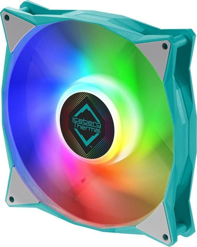 Ventilator kase Iceberg Thermal IceGALE ARGB, 140mm, set me 2 copë, ngjyrë teal