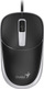 Жичан глушец Genius DX-123, 1200 DPI, USB, црн со сиви детали