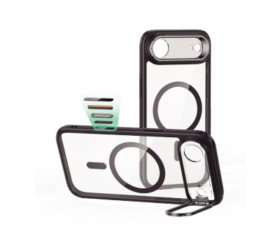 Mbrojtëse me mbajtëse ESR Classic Hybrid Magnetic Case (Camera Control) për iPhone Air, e zezë/transparente