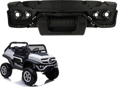 Parakolp i përparmë Orion Nd241184, për makinë me bateri Unimog, plastikë e fortë, i zi