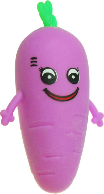 Lodër antistres FOL TOYS Squishy Carrot 0094I, 8x14 cm, portokalli