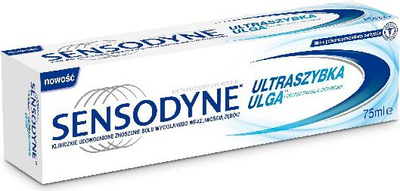 Паста за заби Sensodyne Ultra Fast Relief, 75 ml