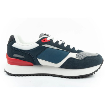 Патики Lee Cooper темно сини, со врвки, платформа 2.5 cm, сини