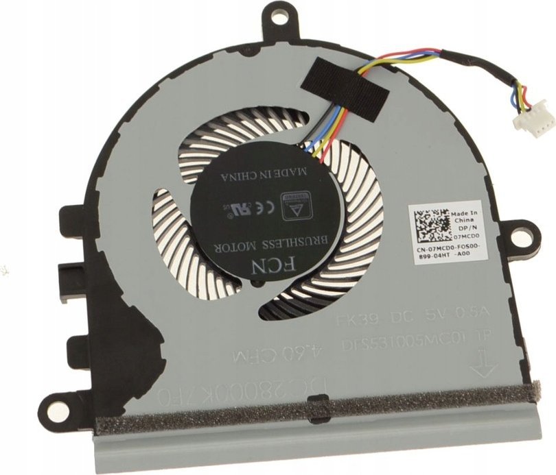 Ventilator laptopi Dell 7MCD0, pjesë origjinale, ftohje efikase 2