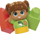 Tavolinë aktiviteti MEGA BLOKS Fisher-Price Build N Tumble, 25 pjesë, me figurë, shumëngjyrëshe